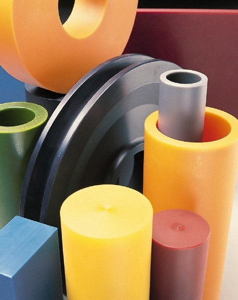 Plastic Rod: Cast Nylon, 4' Long, 3/4