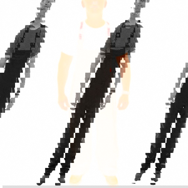 Rain Overalls: Size Small, Black, Polyester