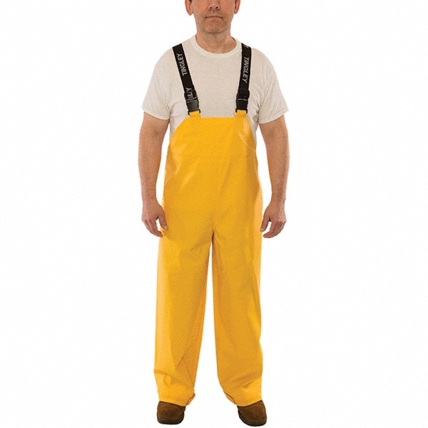 Rain Bib Overalls: Size Small, Polyvinylchloride