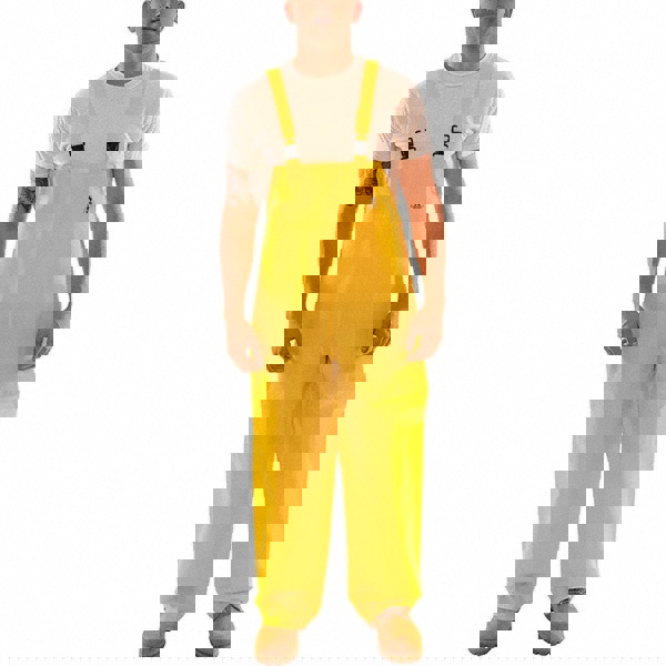 Bib Overalls: Size 3X-Large, Polyester