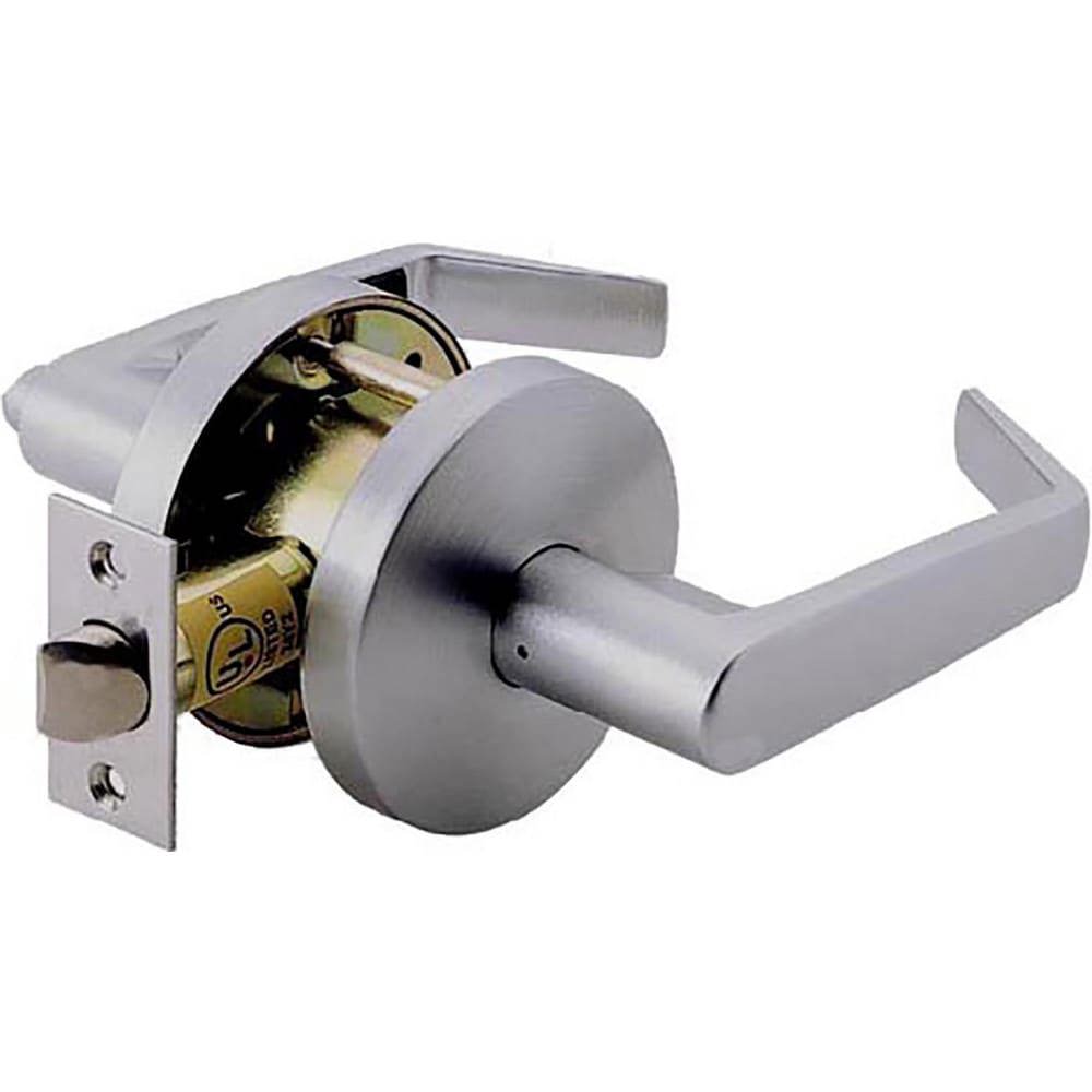Lever Locksets; Lockset Type: Cylindrical Lock ; Key Type: None ; Back Set: 2-3/4 (Inch); Cylinder Type: None ; Material: Zinc ; Door Thickness: 1 3/8 - 1 3/4
