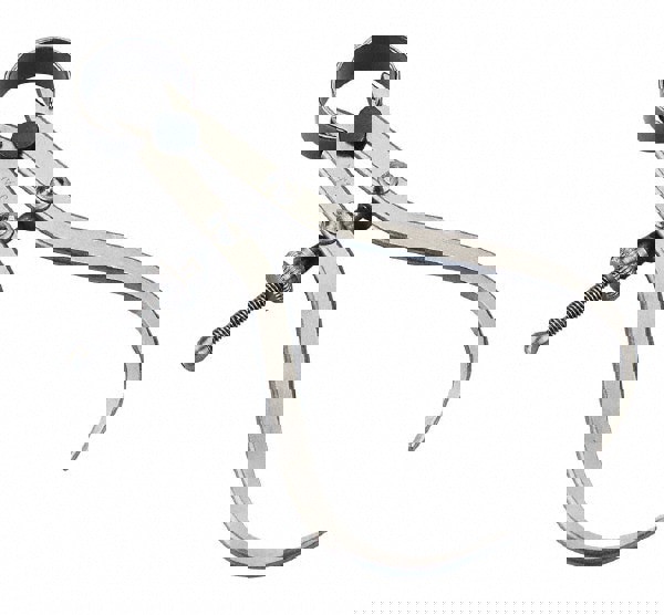 6 Inch Leg, Spring Joint, Steel, Polished, Outside Caliper