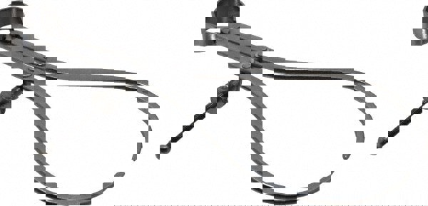 8 Inch Leg, Spring Joint, Steel, Polished, Outside Caliper