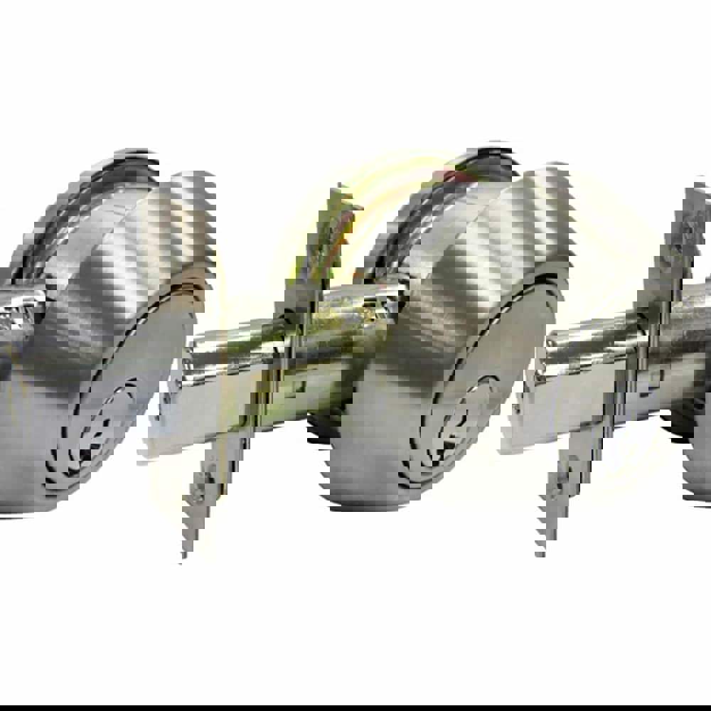 Deadbolts; Deadbolt Type: Deadbolt ; Lock Type: Single Cylinder ; Key Type: Schlage C ; Mount Type: Through Hole ; Material: Stainless Steel ; Minimum Door Thickness: 1.5625in