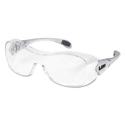 Safety Glasses: Anti-Fog, Polycarbonate, Clear Lenses, Full-Framed