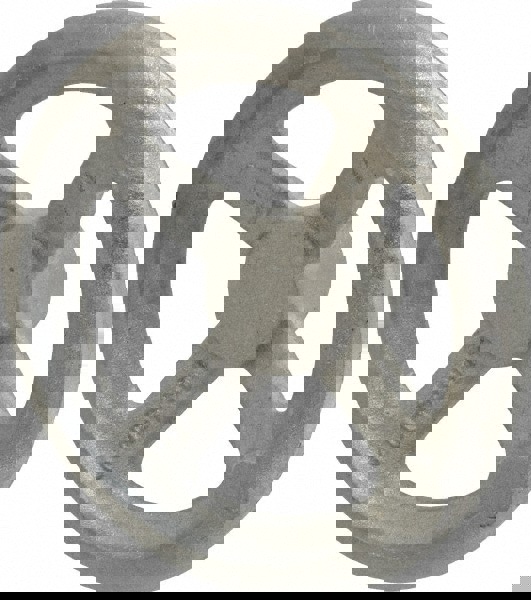 Spoked Offset Handwheel: Aluminum, Plain Finish