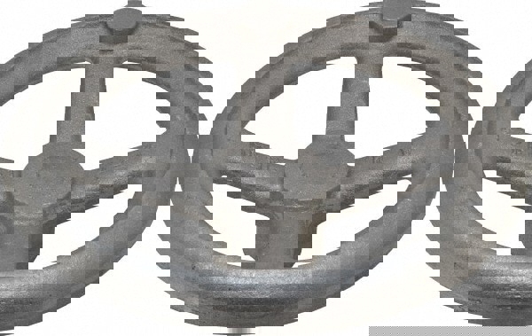 Spoked Offset Handwheel: Plain Finish