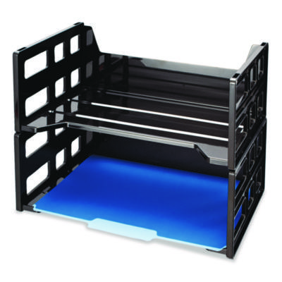 TRAY,LETTER,RCYC,2/PK,BK