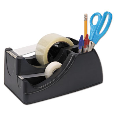 Table Top Tape Dispensers; Style: Multi-Roll; Mount Type: Table/Desk; Tape Width: 2 in; Tape Core Diameter: 1 in; 3 in; Dispenser Material: Plastic; Material: Plastic; Tape Length (yd): 55 yd; Power Type: Manual; Overall Width: 2 in; EPP GSA Codes: AQ - C
