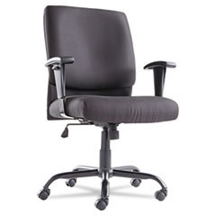Big/tall Swivel/tilt Mid-Back Chair, Supports Up To 450 Lb, 19.29