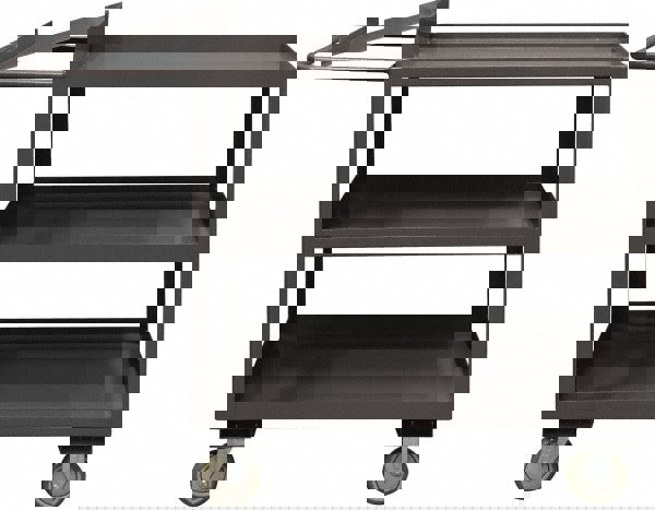 Order Picking Utility Cart: Steel, Gray