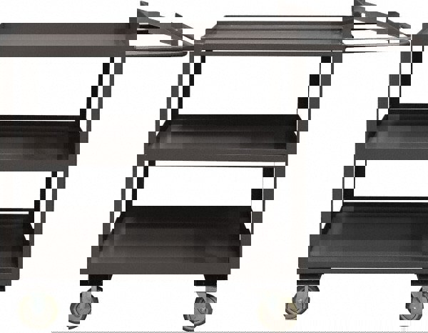 Order Picking Utility Cart: Steel, Gray