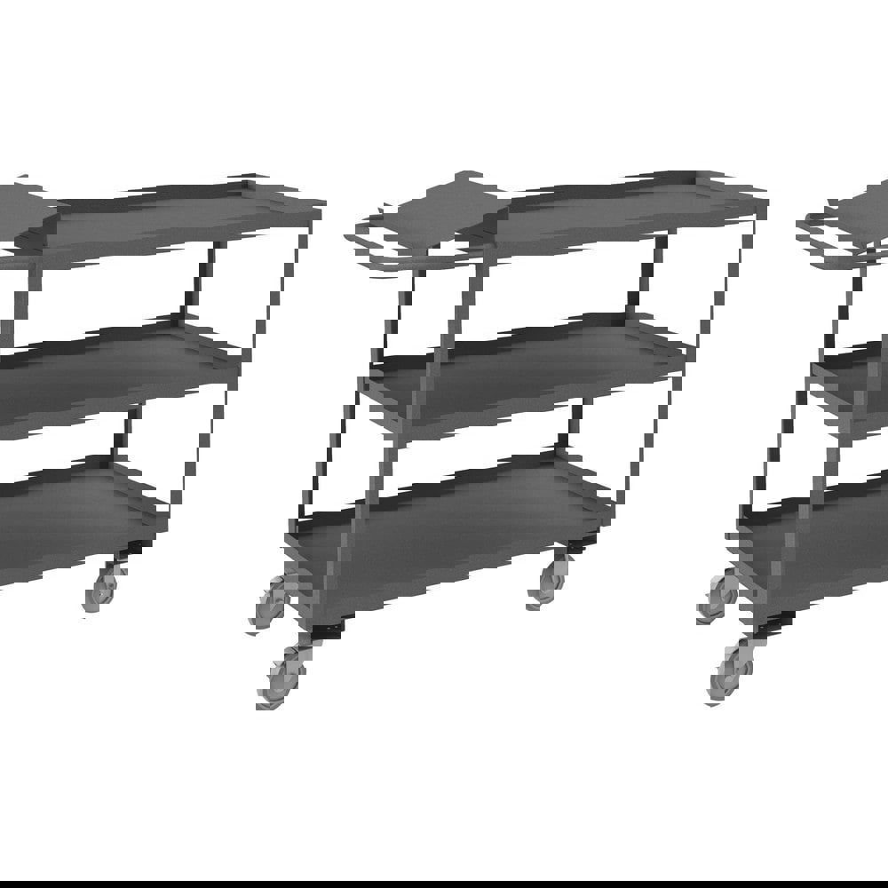 Order Picking Utility Cart: Steel, Gray