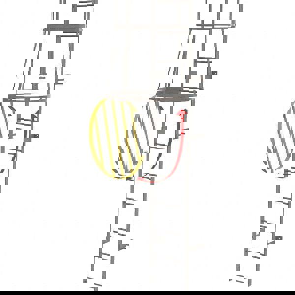 Ladder Accessories; Accessory Type: Door ; For Use With: Tri-Arc Fixed Yellow Steel Cage Ladders ; Material: Steel