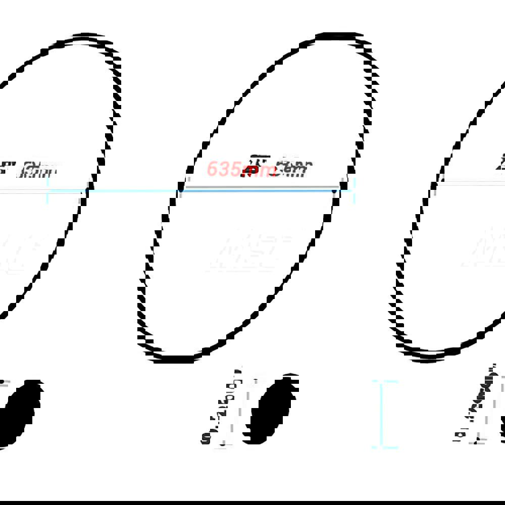 Tire O-Ring: Use with 25