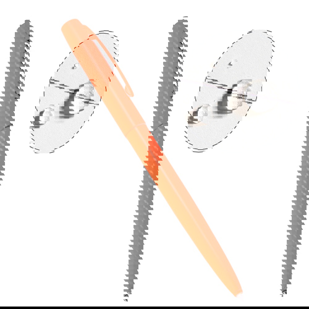 Retractable Ball Point Pen: 0.9 mm Tip, Black Ink