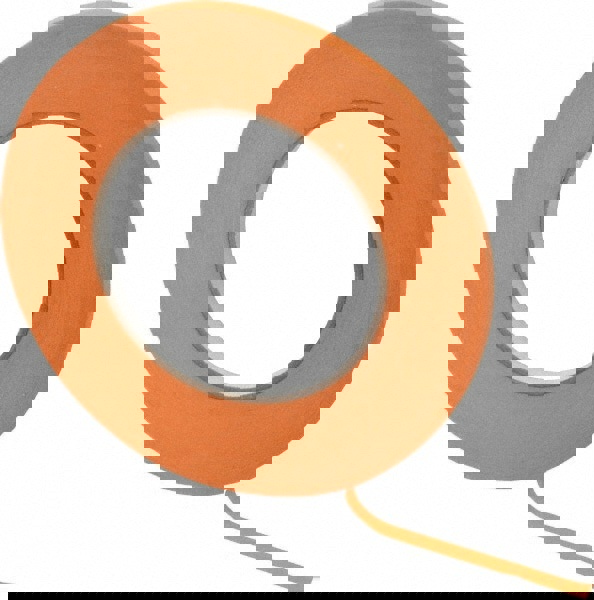 Masking Tape: 6 mm Wide, 60 yd Long, 7.1 mil Thick, Orange