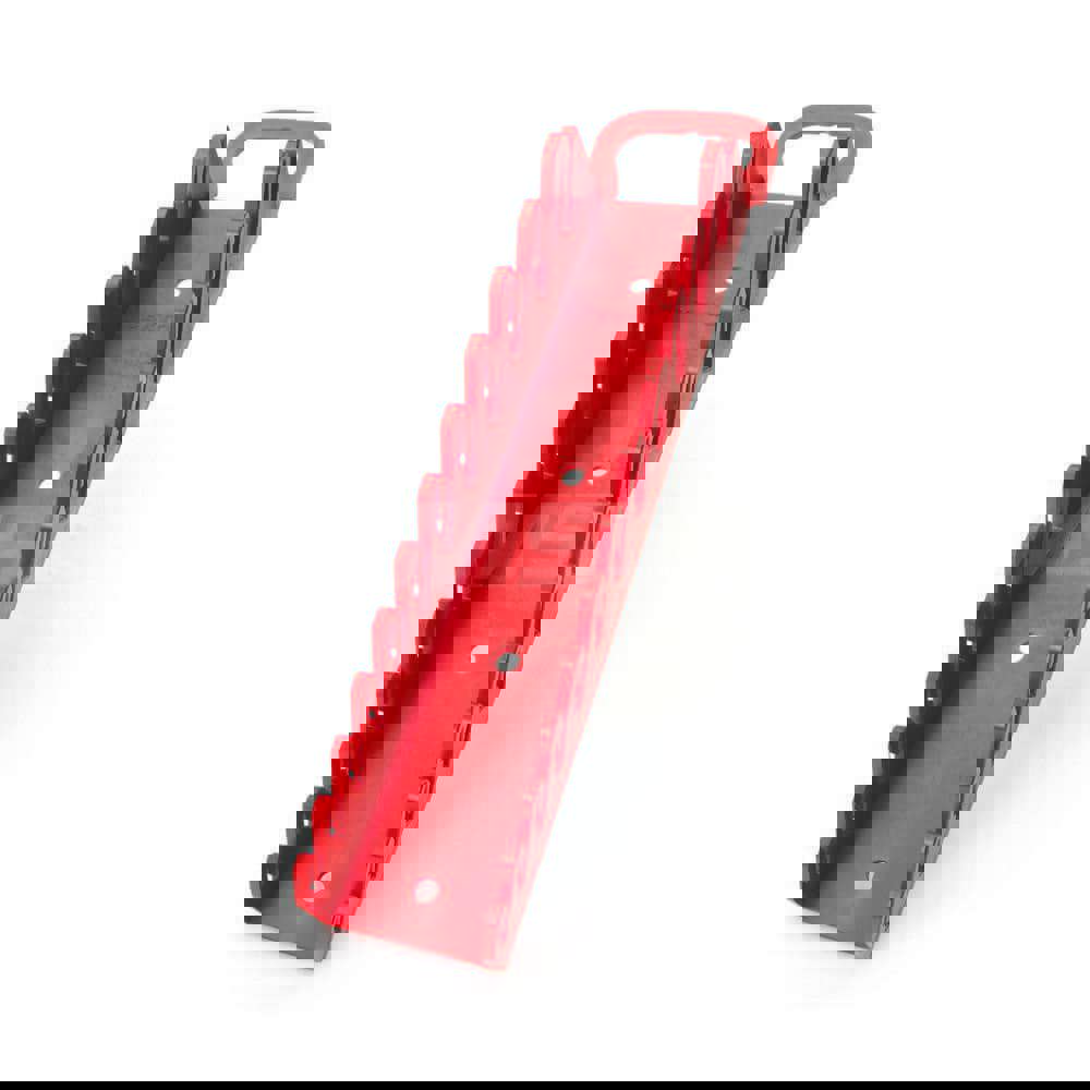 12-Tool Stubby Wrench Holder (Red)