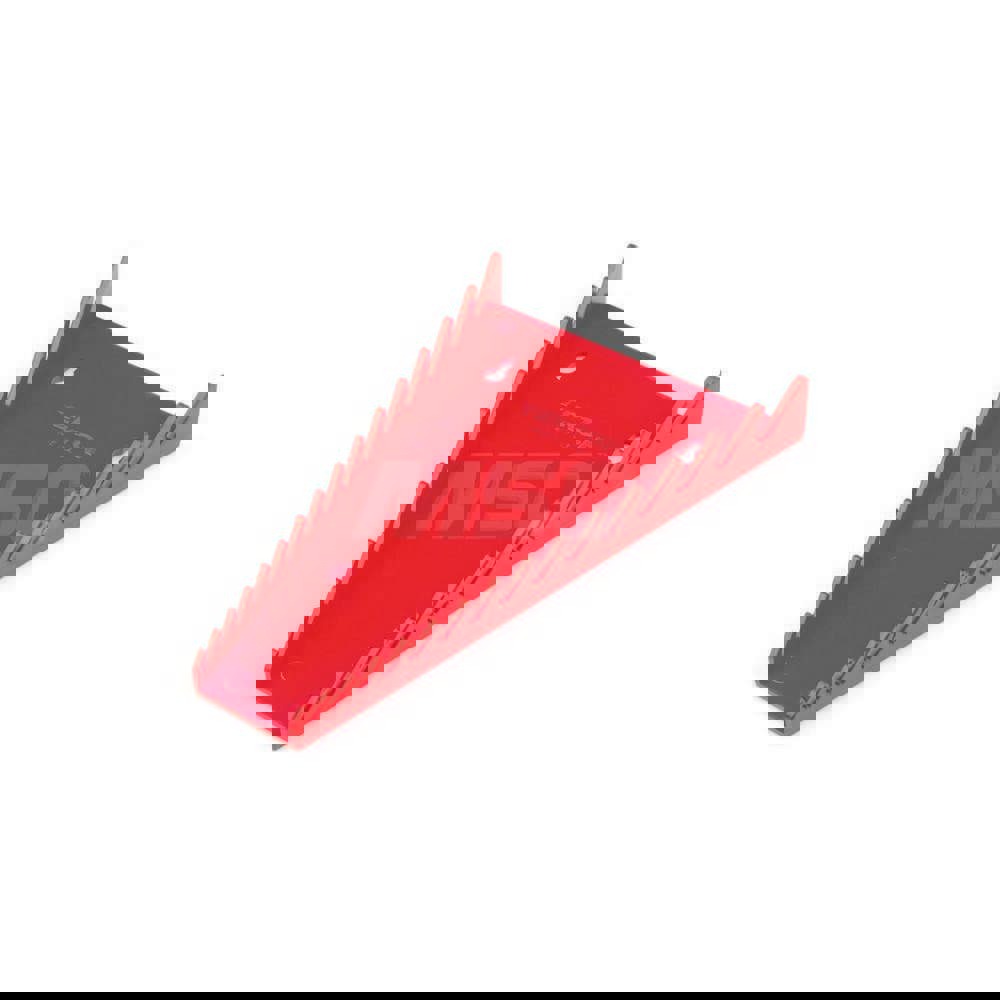 15-Tool Wrench Organizer Rack (Red)