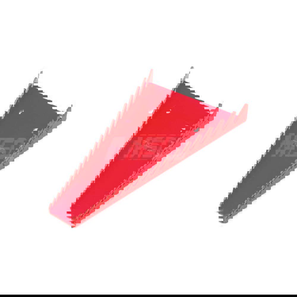 19-Tool Wrench Organizer Rack (Red)