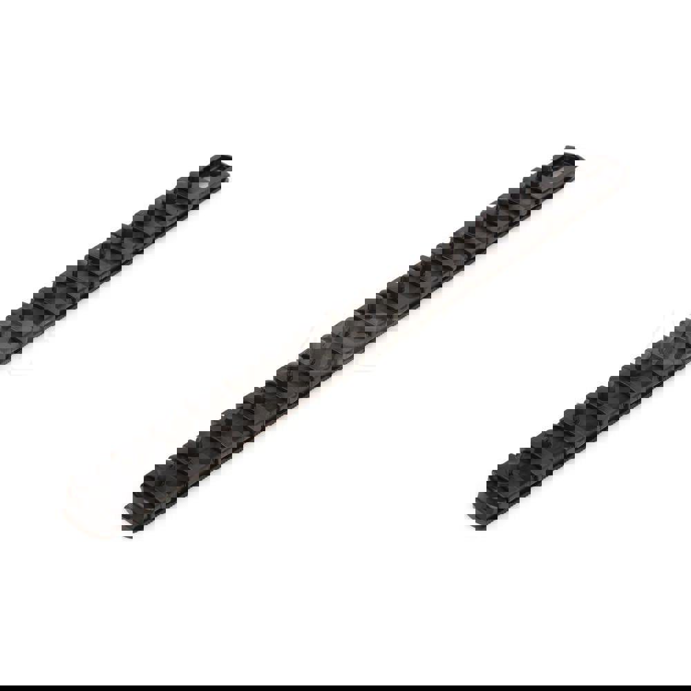 1/4 Inch Drive x 13 Inch Socket Rail, 15 Clips (Black)