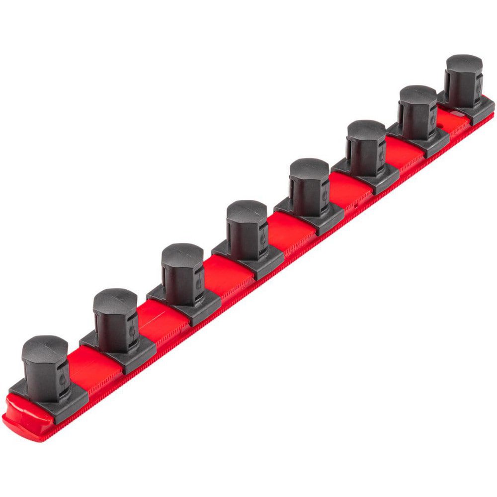 Socket Holders & Trays; Type: Socket Rail ; Drive Size: 3/4 in ; Number Of Sockets Held: 8 ; Material: Plastic ; Overall Length: 13.10 ; Overall Width: 1