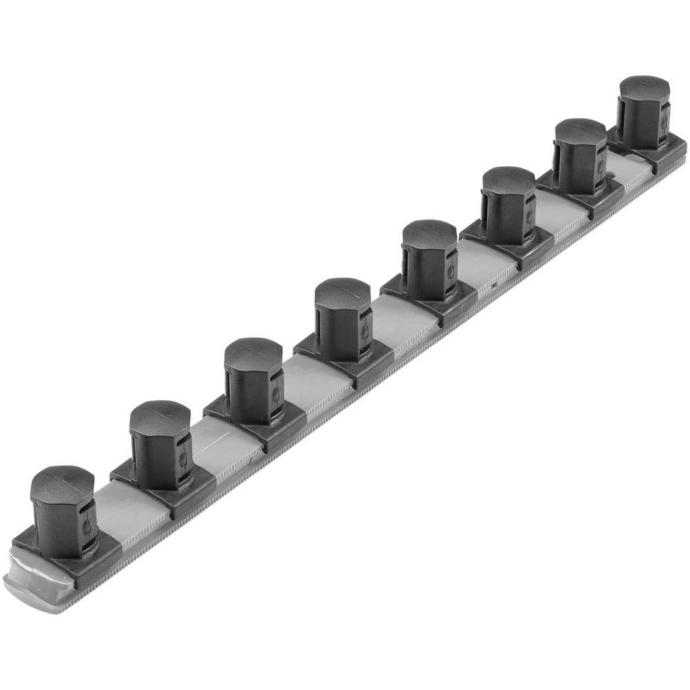 Socket Holders & Trays; Type: Socket Rail ; Drive Size: 3/4 in ; Number Of Sockets Held: 8 ; Material: Plastic ; Overall Length: 13.10 ; Overall Width: 1