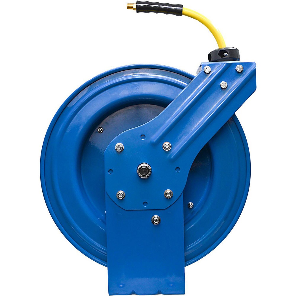 Hose Reels; Drive Type: Auto-Retractable ; Reel Type: Open ; Hose Length (Feet): 25.00 ; Hose Inside Diameter (Inch): 1/2 ; Maximum Working Pressure (Psi - 3 Decimals): 300.000 ; Application: Air Hose