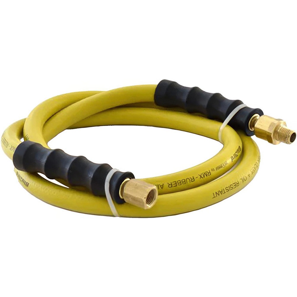 Air & Multi-Purpose Hose; Hose Type: Snubber Hose ; Length Ft. (Feet): 5 ; Type: Rubber Air Hose ; Color: Yellow ; Material: Nitrile Butadiene Rubber ; Inside Diameter (Inch): 1/2