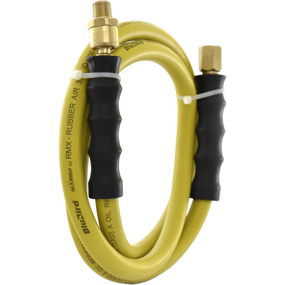 Air & Multi-Purpose Hose; Hose Type: Multipurpose Air Hose ; Length Ft. (Feet): 5 ; Type: Rubber Air Hose ; Color: Yellow ; Material: Nitrile Butadiene Rubber ; Inside Diameter (Inch): 3/8