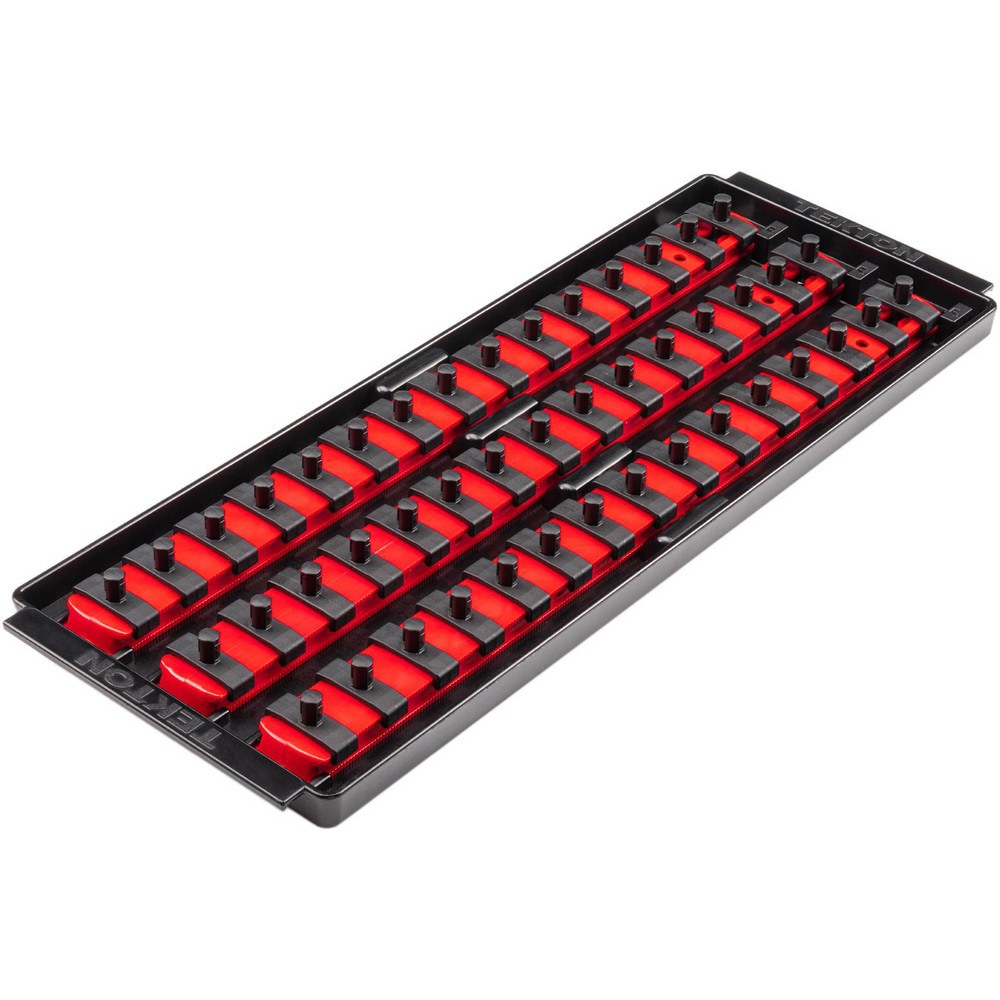 Socket Holders & Trays; Type: Socket Rail ; Drive Size: 1/4 in ; Number Of Sockets Held: 45 ; Material: Plastic ; Overall Length: 14.70 ; Overall Width: 5