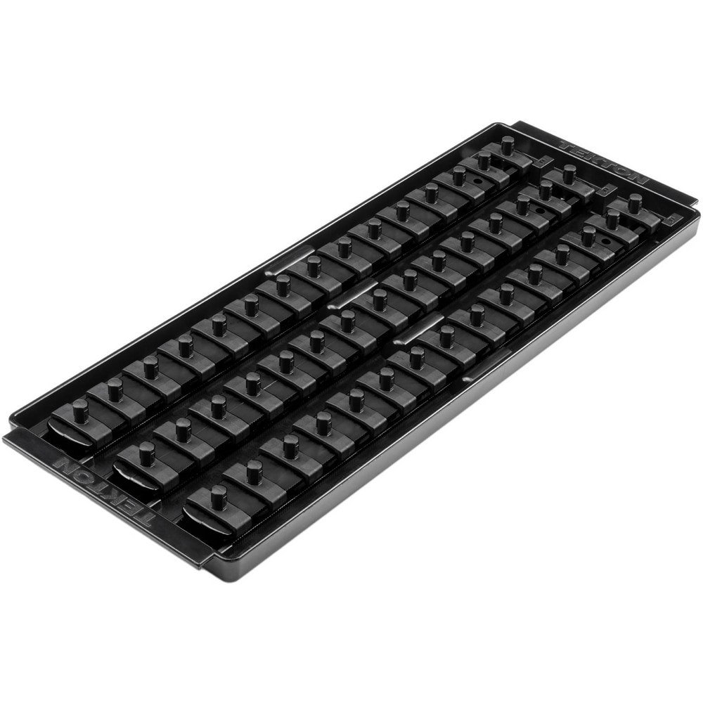 Socket Holders & Trays; Type: Socket Rail ; Drive Size: 1/4 in ; Number Of Sockets Held: 45 ; Material: Plastic ; Overall Length: 14.70 ; Overall Width: 5