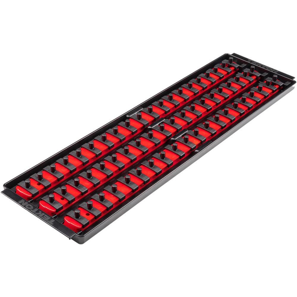 Socket Holders & Trays; Type: Socket Rail ; Drive Size: 1/4 in ; Number Of Sockets Held: 60 ; Material: Plastic ; Overall Length: 19.70 ; Overall Width: 5