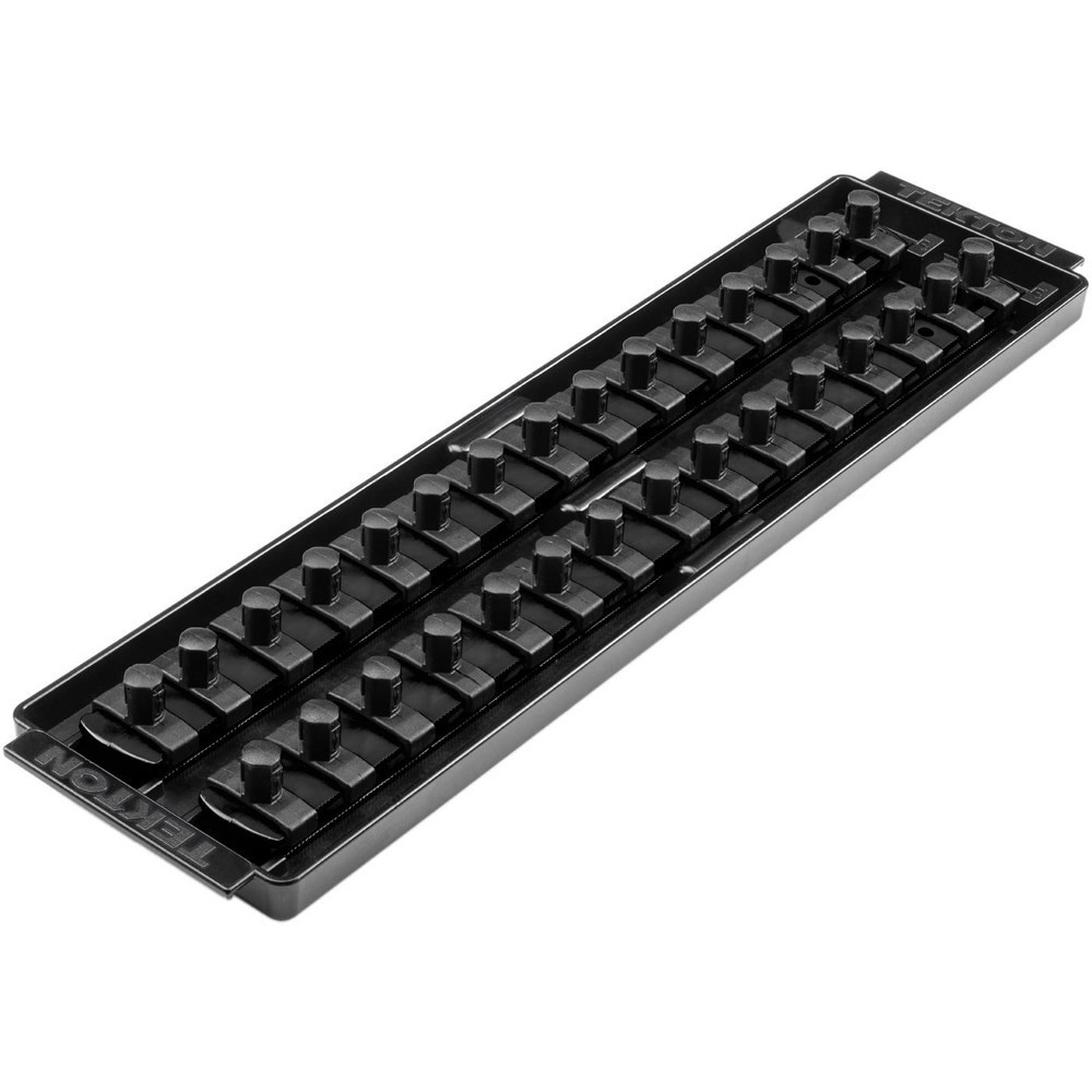 Socket Holders & Trays; Type: Socket Rail ; Drive Size: 3/8 in ; Number Of Sockets Held: 30 ; Material: Plastic ; Overall Length: 14.70 ; Overall Width: 4