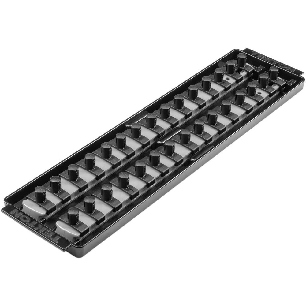 Socket Holders & Trays; Type: Socket Rail ; Drive Size: 3/8 in ; Number Of Sockets Held: 30 ; Material: Plastic ; Overall Length: 14.70 ; Overall Width: 4