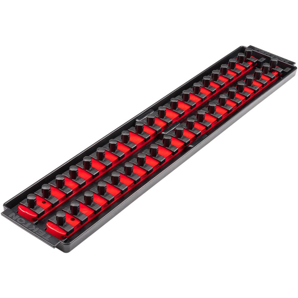 Socket Holders & Trays; Type: Socket Rail ; Drive Size: 3/8 in ; Number Of Sockets Held: 40 ; Material: Plastic ; Overall Length: 19.70 ; Overall Width: 4