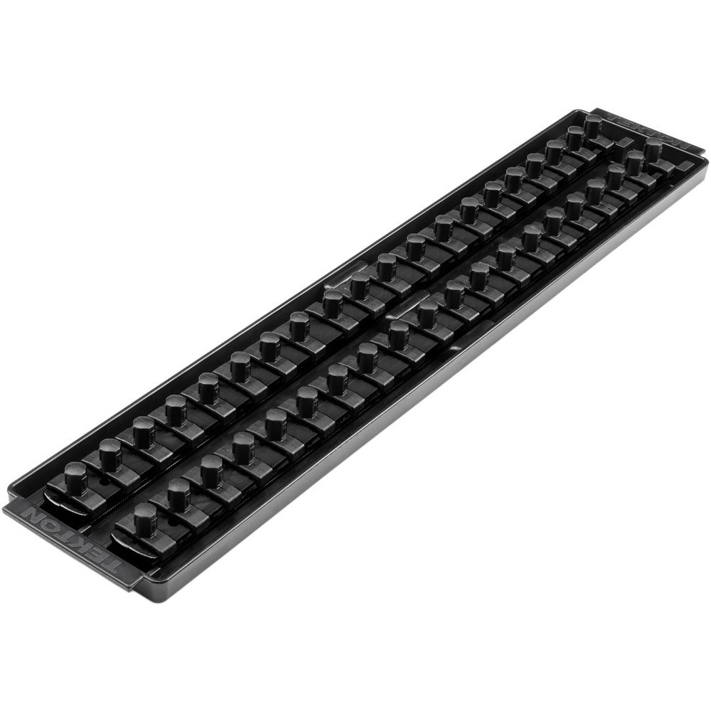 Socket Holders & Trays; Type: Socket Rail ; Drive Size: 3/8 in ; Number Of Sockets Held: 40 ; Material: Plastic ; Overall Length: 19.70 ; Overall Width: 4
