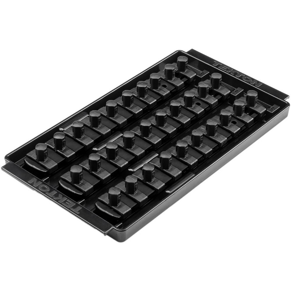 Socket Holders & Trays; Type: Socket Rail ; Drive Size: 3/8 in ; Number Of Sockets Held: 30 ; Material: Plastic ; Overall Length: 9.70 ; Overall Width: 5