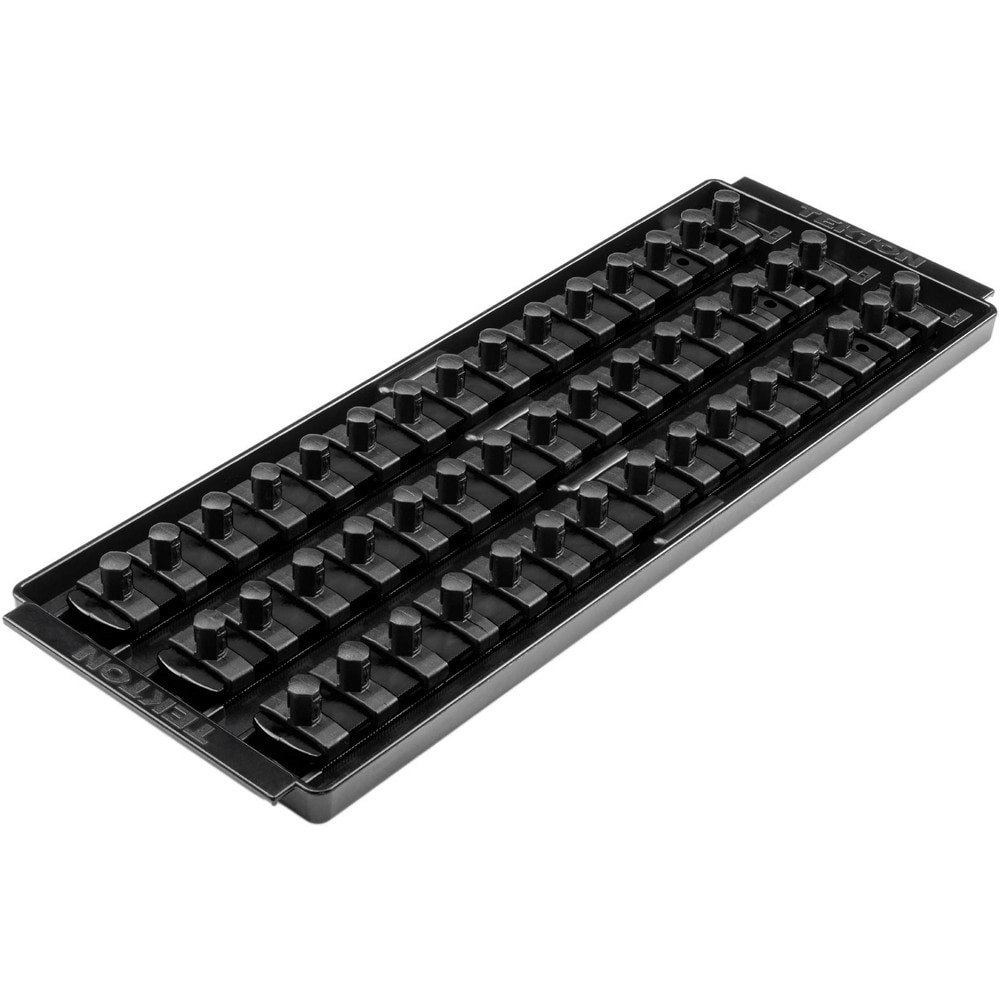 Socket Holders & Trays; Type: Socket Rail ; Drive Size: 3/8 in ; Number Of Sockets Held: 45 ; Material: Plastic ; Overall Length: 14.70 ; Overall Width: 5
