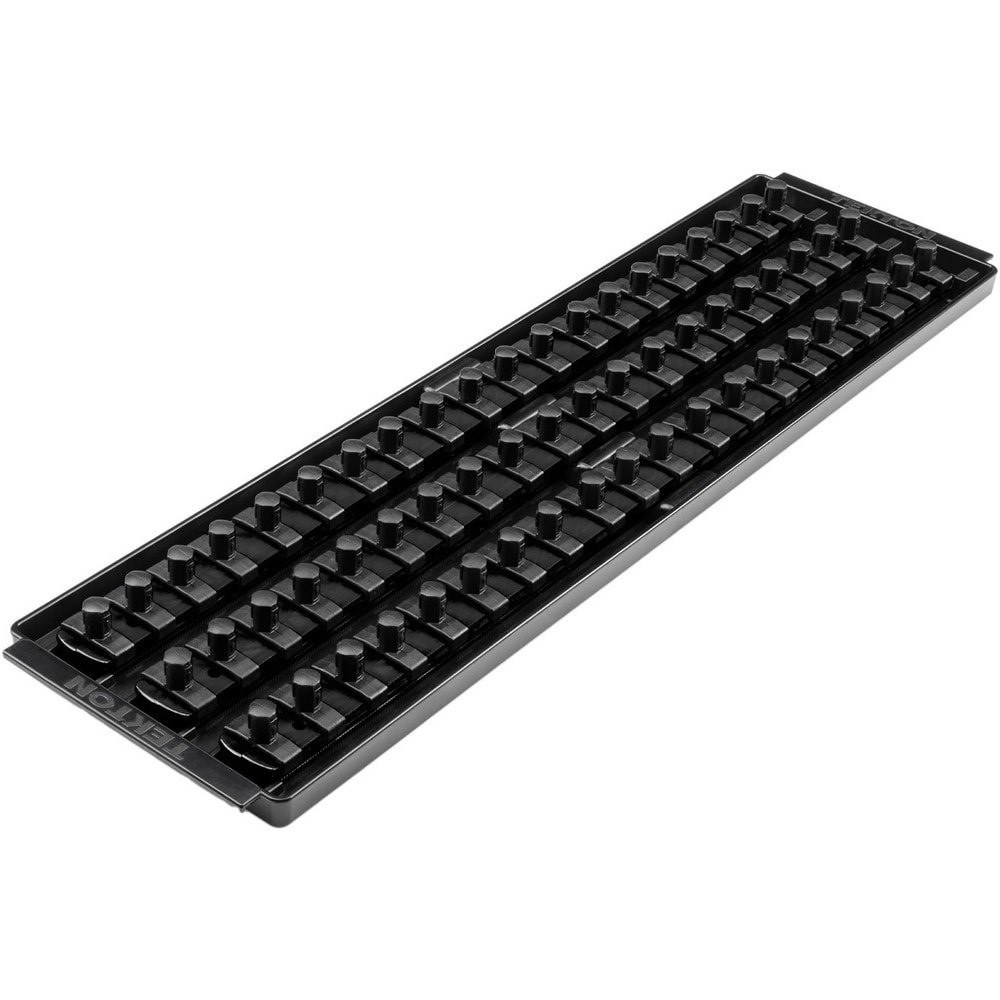 Socket Holders & Trays; Type: Socket Rail ; Drive Size: 3/8 in ; Number Of Sockets Held: 60 ; Material: Plastic ; Overall Length: 19.70 ; Overall Width: 5