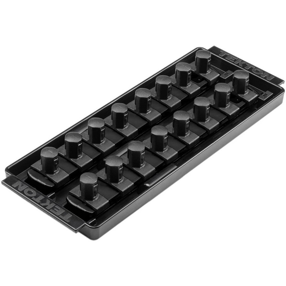Socket Holders & Trays; Type: Socket Rail ; Drive Size: 1/2 in ; Number Of Sockets Held: 16 ; Material: Plastic ; Overall Length: 9.70 ; Overall Width: 4