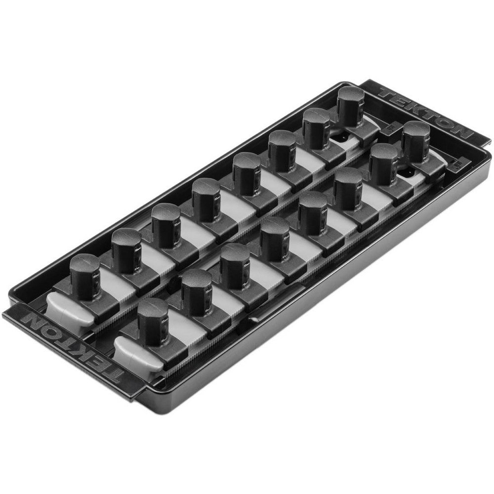 Socket Holders & Trays; Type: Socket Rail ; Drive Size: 1/2 in ; Number Of Sockets Held: 16 ; Material: Plastic ; Overall Length: 9.70 ; Overall Width: 4