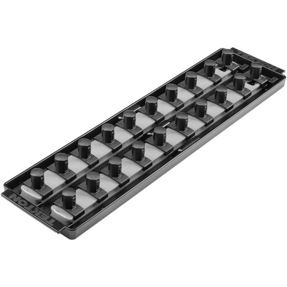 Socket Holders & Trays; Type: Socket Rail ; Drive Size: 1/2 in ; Number Of Sockets Held: 20 ; Material: Plastic ; Overall Length: 14.70 ; Overall Width: 4