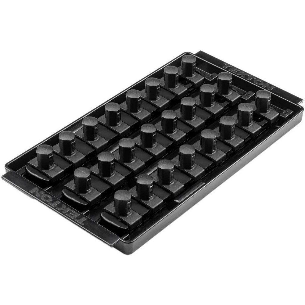 Socket Holders & Trays; Type: Socket Rail ; Drive Size: 1/2 in ; Number Of Sockets Held: 24 ; Material: Plastic ; Overall Length: 9.70 ; Overall Width: 5
