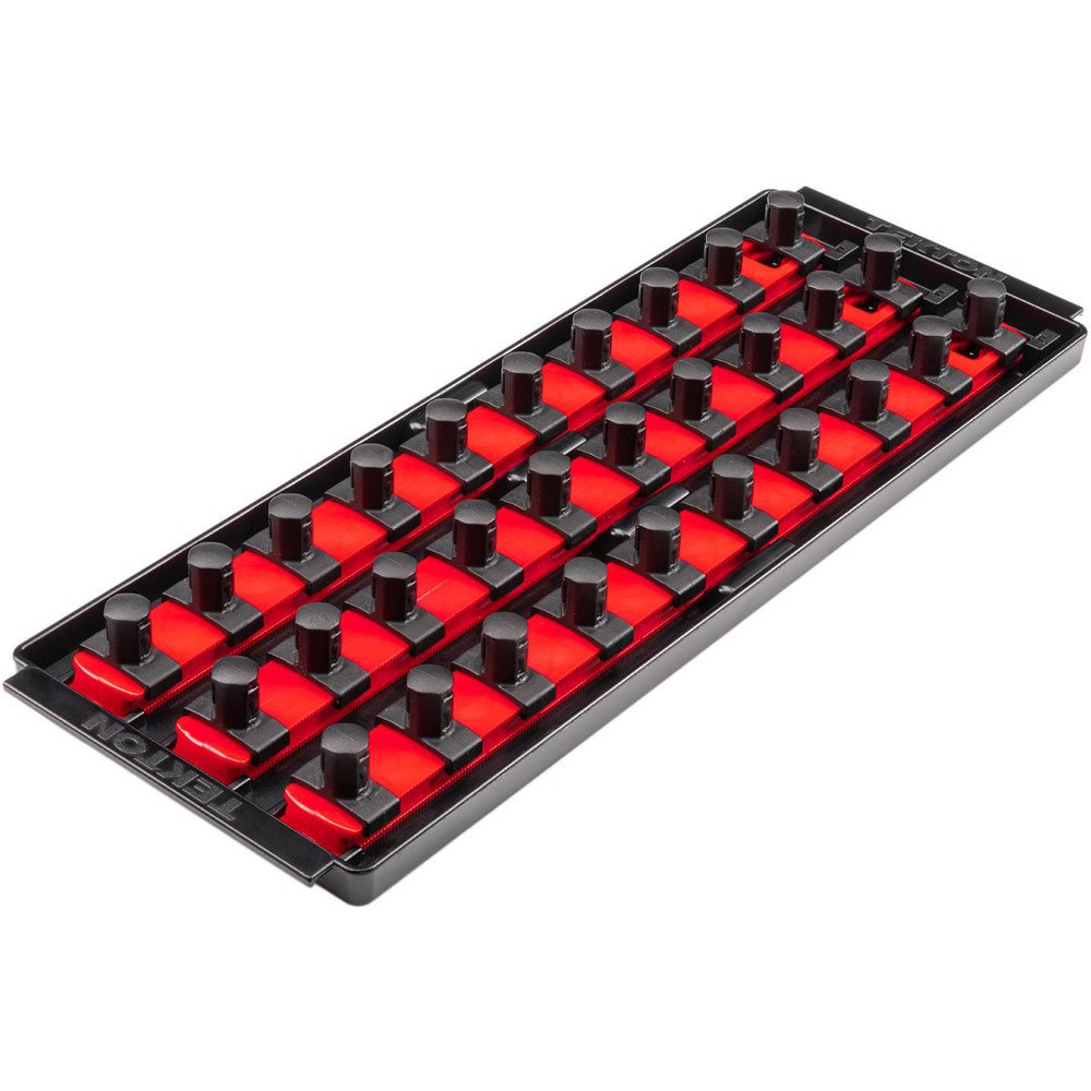 Socket Holders & Trays; Type: Socket Rail ; Drive Size: 1/2 in ; Number Of Sockets Held: 30 ; Material: Plastic ; Overall Length: 14.70 ; Overall Width: 5
