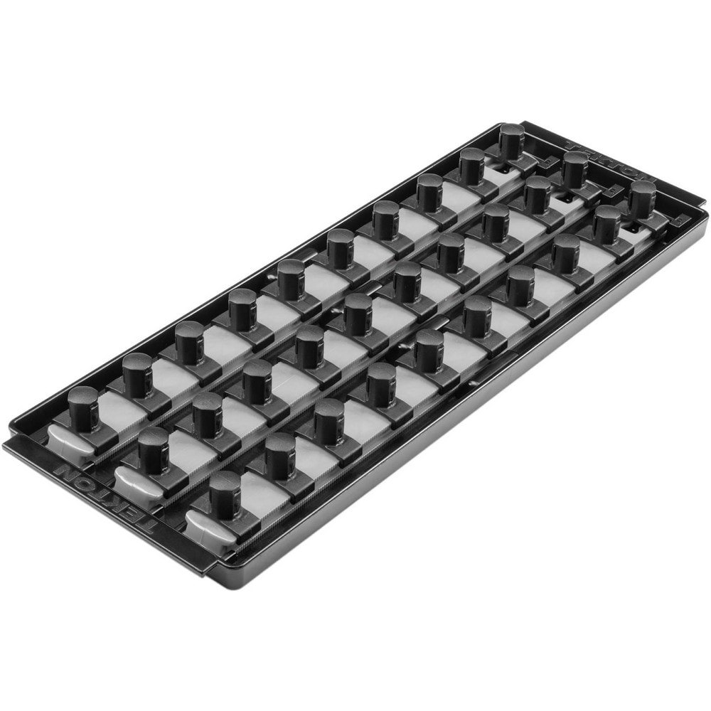 Socket Holders & Trays; Type: Socket Rail ; Drive Size: 1/2 in ; Number Of Sockets Held: 30 ; Material: Plastic ; Overall Length: 14.70 ; Overall Width: 5