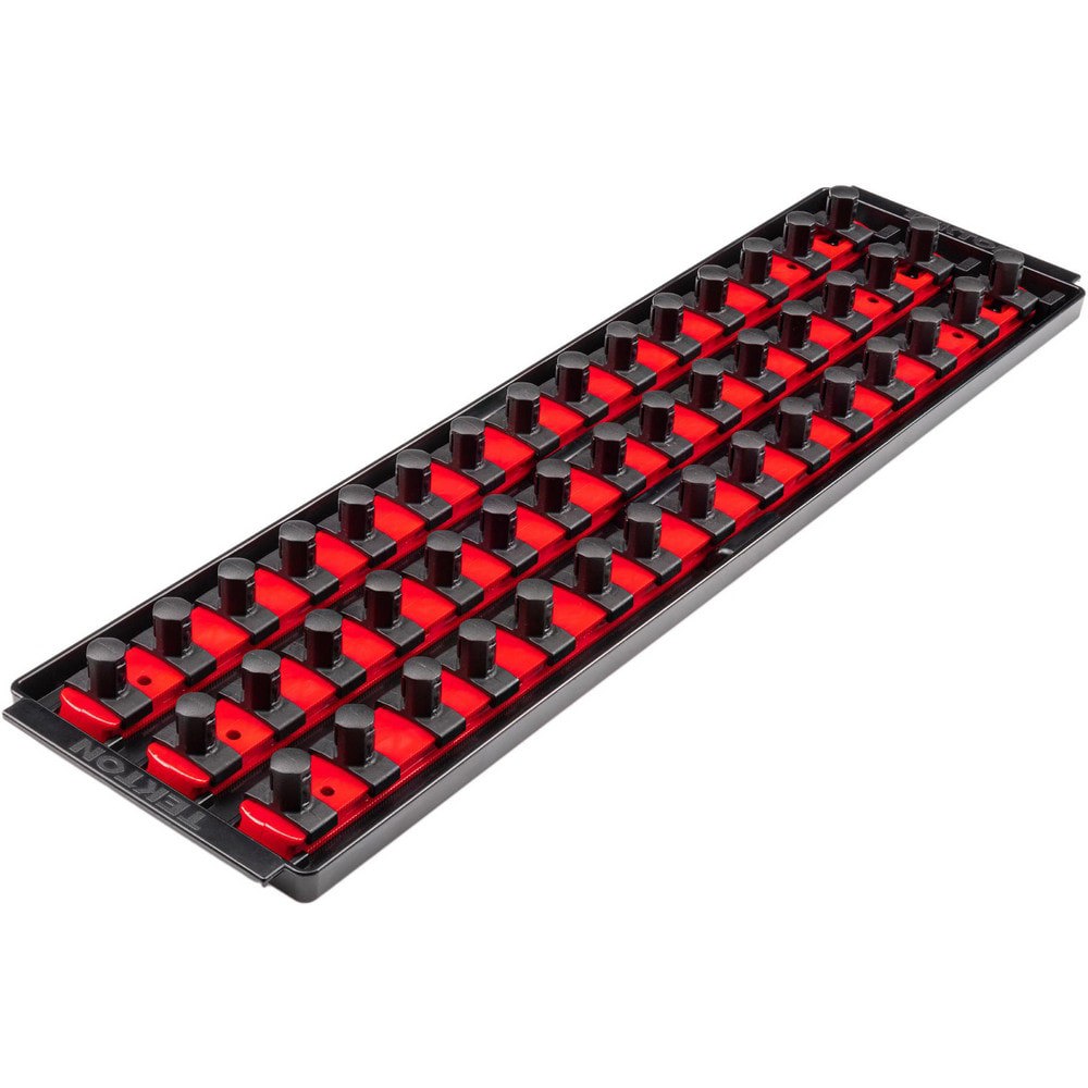 Socket Holders & Trays; Type: Socket Rail ; Drive Size: 1/2 in ; Number Of Sockets Held: 45 ; Material: Plastic ; Overall Length: 19.70 ; Overall Width: 5