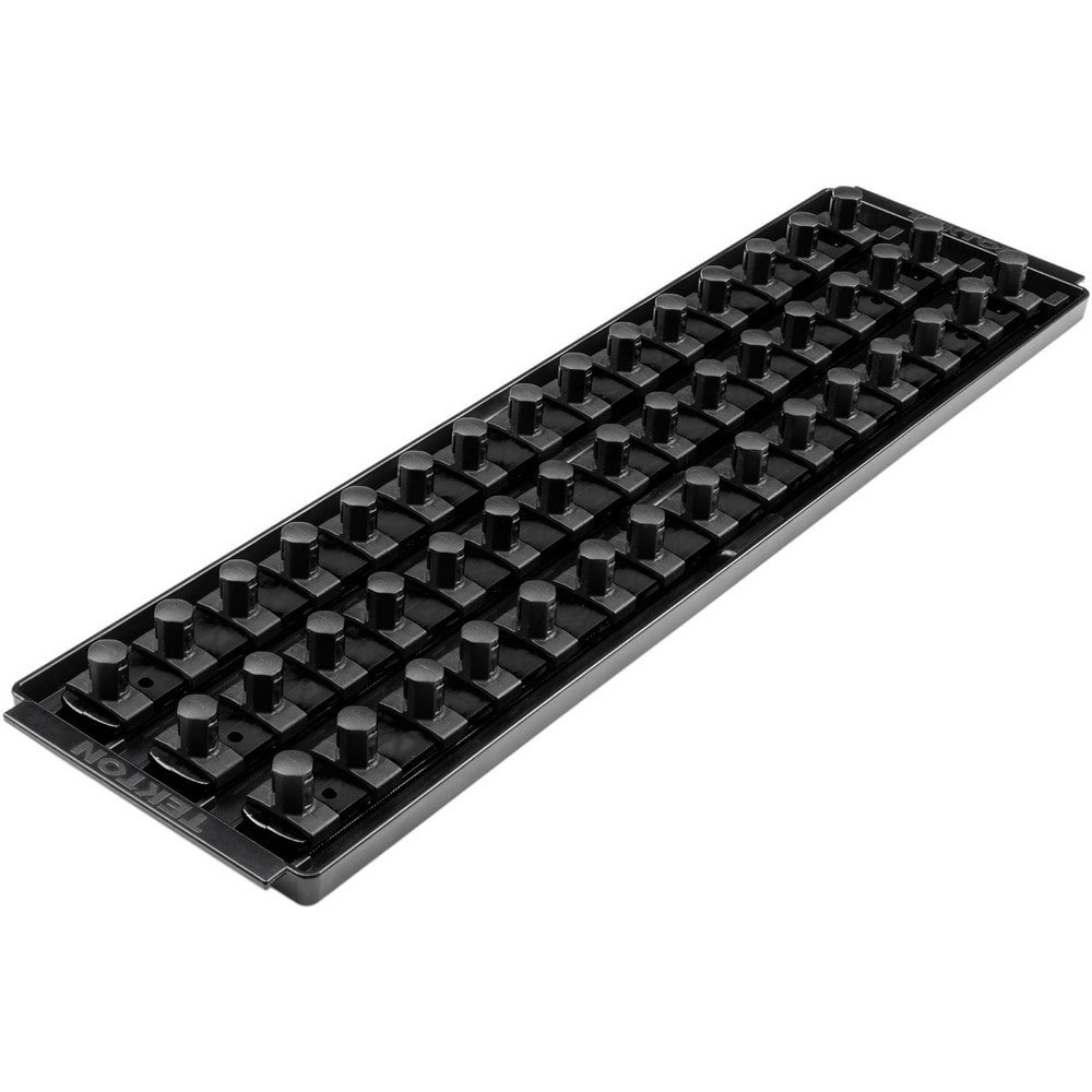 Socket Holders & Trays; Type: Socket Rail ; Drive Size: 1/2 in ; Number Of Sockets Held: 45 ; Material: Plastic ; Overall Length: 19.70 ; Overall Width: 5
