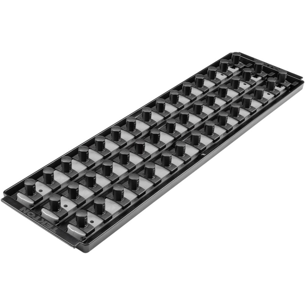 Socket Holders & Trays; Type: Socket Rail ; Drive Size: 1/2 in ; Number Of Sockets Held: 45 ; Material: Plastic ; Overall Length: 19.70 ; Overall Width: 5
