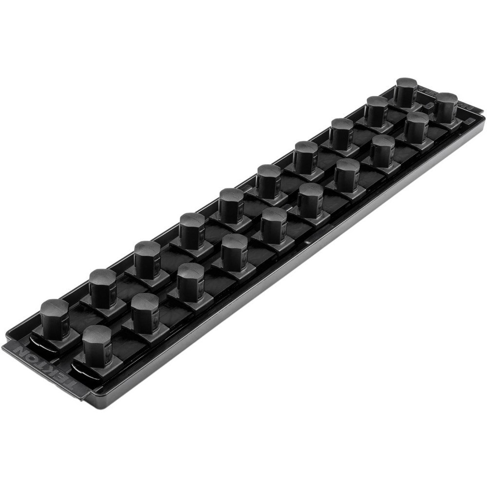 Socket Holders & Trays; Type: Socket Rail ; Drive Size: 3/4 in ; Number Of Sockets Held: 20 ; Material: Plastic ; Overall Length: 19.70 ; Overall Width: 4